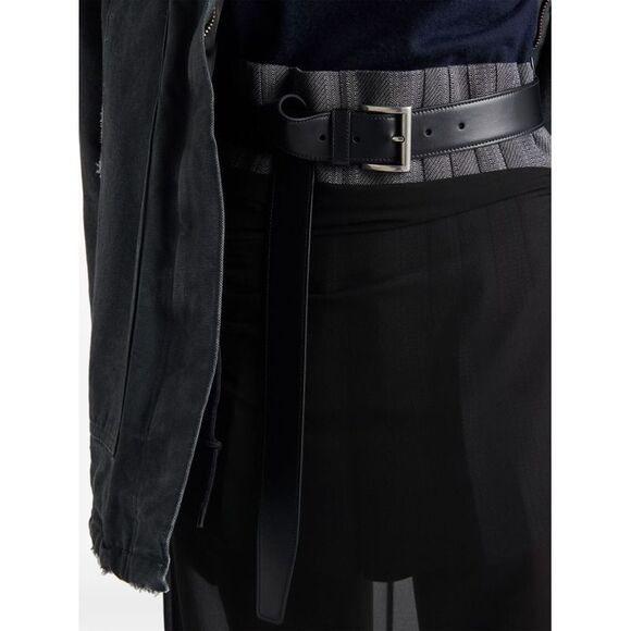 Prada Women Gonna Pencil In Georgette